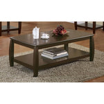 ZUN Cappuccino Rectangular Coffee Table B062P153620