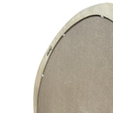 Solid Wood Mirror 45 Inch Asymmetrical Wall Mirror Wooden Framed Mirror Large Sized Dressing Mirror, W1435P241566