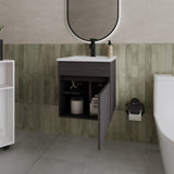 Newell Vanity Sink, Bathroom, Black B092P360644