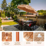 6 foot portable beach umbrella with adjustable tilt 67785564