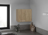 Sterling Wall Cabinet with 1 Door and 2 Shelves, Natural Oak B097P474307