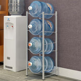 4-Tier Water Rack Stainless Steel Heavy Duty Water Cooler Jug Rack 38005687