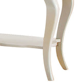 Pearl White 1-Drawer Nightstand with Shelf B062P209006