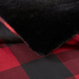 Full/Queen Faux Wool to Faux Fur Down Alternative Comforter Set B035100725