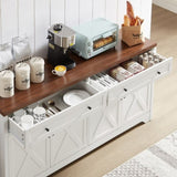 61 inch TV stand for living room, multifunctional combination TV stand, large capacity storage W1162P205098