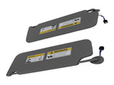 1 Pair LeftRight w/ light Gray Sun Visor fit for Honda Pilot 17-21 Ridgeline 18-20 94096061