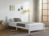 FCH Twin Pine Single-Layer Core Vertical Stripe Full-Board Curved Bed Head With The Same Bed Foot 98852423