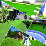 ZUN Artificial turf, professional dog mat large turf outdoor carpet terrace pet lawn, artificial carpet 49170608