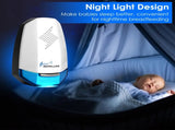 2 Pcs Ultrasonic Pest Repeller with Night light Plug In Pest Mice Repellent Indoor Roach Bed Bug 77815869