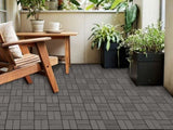 Wood Plastic Composite Deck Tiles Set of 20pcs, Composite Decking Resist Rust, Water, Weather, W2805P205353
