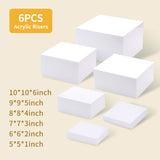 6PCS Buffet Risers, Premium Food Risers for Buffet Table, Catering Dessert Cake Stand for Party, 79524644