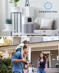 ZUN VEWIOR Air Purifiers for Home, HEPA Air Purifiers for Large Room up to 600 sq.ft, H13 True HEPA Air 17234342