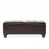 ALFRED Storage Ottoman - DBL TOP N757P254559B