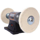 8-Inch Electric Polisher Buffer Grinder - Includes 4PCs 80Ply Thic Buffing Wheels Ideal W465P173365