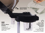Standing Hair Steamer for Nature Black Hair, Hooded Heating Steam Cap for Deep Conditioning 53661727