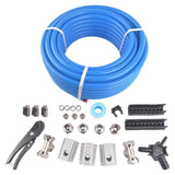 ZUN Compressed Air System Master Kit for M7500 3/4 Inch Pipe x 100 FT 2 Tee Fittings 28387329