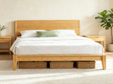 Queen Size Bed Frame, 12 Slats, Headboard Included, No Box Spring Needed, Easy AssemblyOnly bed 10830164