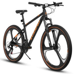 ZUN A27301M Ecarpat Mountain Bike 27.5 Inch Wheels, 21 Speed Road Bicycle with Dual Disc Brakes for Men W1856P220559