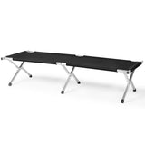 Portable Folding Camping Cot with Carrying Bag Army Black 23448879