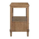 Woven Cane Nightstand B035P256573