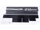 Simple Assembly 5 Tiers Non-woven Fabric Shoe Rack with Handle Black 56072092