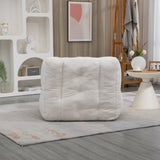 Fluffy bean bag chair, comfortable bean bag for adults, super soft lazy sofa chair with memory foam W1996131041