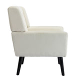 Modern Soft Linen Material Ergonomics Accent Chair Living Room Chair Bedroom Chair Home Chair With W67634082
