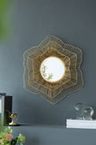 D27x2.4" Metal Mirror, Wall Mounted Mirror Home Decor for Bathroom Living Room W2078P296029