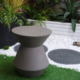 Decorative Garden Conner Table,18.1" H Modern Heavy Duty Patio Sturdy Faux Terrazzo Accent Table W2734P194115
