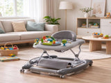 4-in-1 Baby Activity Center Walker, Foldable Baby Walker with Music & Toys Tray, 3 Adjustable 16082076