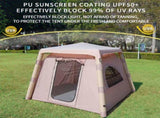 4-post Camping Tent 3-4 people easy to set up inflatable tent Luxury camping outdoor air blown tent, 20208326