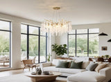 8-Light Chandelier Grape Crystal Ceiling Lamp, 8-Lights Modern Farmhouse Ceiling Ceiling Hanging W5008P466526