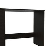 ZUN Classic 3 Drawers Writing Desk -Black B20091903