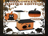 33" Halloween Cat Tree, Cat Tower Cat Tree for Indoor Cats with Spacious Cat Condo, Large Platform, 37611503