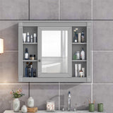 ZUN 35'' x 28'' Wall Mounted Bathroom Storage Cabinet, Medicine Cabinet, Modern Bathroom Wall Cabinet WF305081AAE