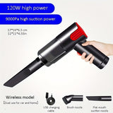 Wireless red Car cleaner wireless usb charging car cleaner home handheld mini desktop 00960460