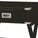 Black 1-drawer End Table B062P181373