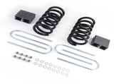 Front 3" Drop Coils Rear 4" Blocks Fit for Dodge Dakota 2WD 1997-2004 Lowering Kit 78533104
