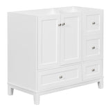 ZUN [Cabinet Only] 36" Bathroom vanity, white WF307083AAK