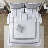 Queen 8 Piece Embroidered Comforter Set B03594957