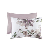 ZUN Queen Floral Comforter Set with Bed Sheets B035128918