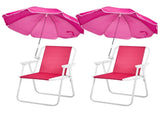 Folding Beach Chair with Umbrella Adults, Lightweight Porable Camping Chair with 265lbs Capacity 73014035