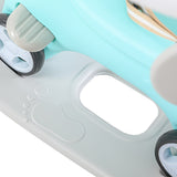 Rocking Horse Toddlers, Balance Bike Ride On Toys with Push Handle, Backrest and Balance Board W509107492