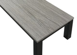 Gray Black 3-Piece Living Room Table Set Table Top Cocktail Table and Two Matching End Tables Wooden B011P244307