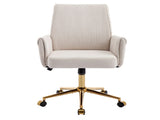 Mid-back liftable office chair, striped fabric, and ergonomically designed, is an excellent choice 13686401