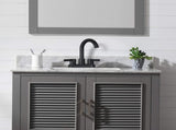 Bathroom Faucet 2 Handle Centerset Sink Faucet with Pop Up Drain Assembly, 4 Inches 02408026