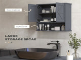 Bathroom Cabinet/Wall Cabinet-Gray 87354865