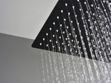 16" Matte Black Bathroom Luxury shower head 38652927