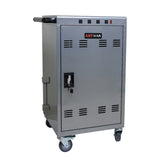 Mobile Charging Cart and Cabinet for Tablets Laptops 35-Device -Silver W1102P207222