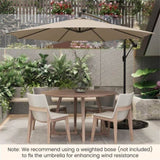 10 Feet Umbrella with LED Lights 52509134